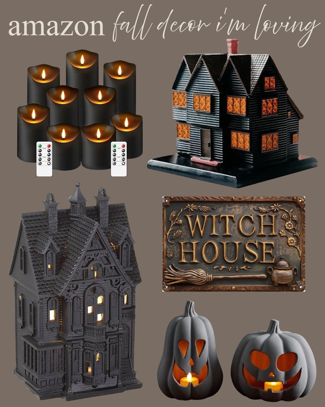 A few spooky fall finds from Amazon 🖤 Simple pieces to give your home a little Halloween energy.

Halloween decor, spooky season, Amazon finds, fall decor, Halloween home

#LTKSeasonal #LTKHome
