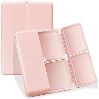 FYY Daily Pill Organizer, 7 Compartments Portable Pill Case Travel Pill Organizer,[Folding Design... | Amazon (US)