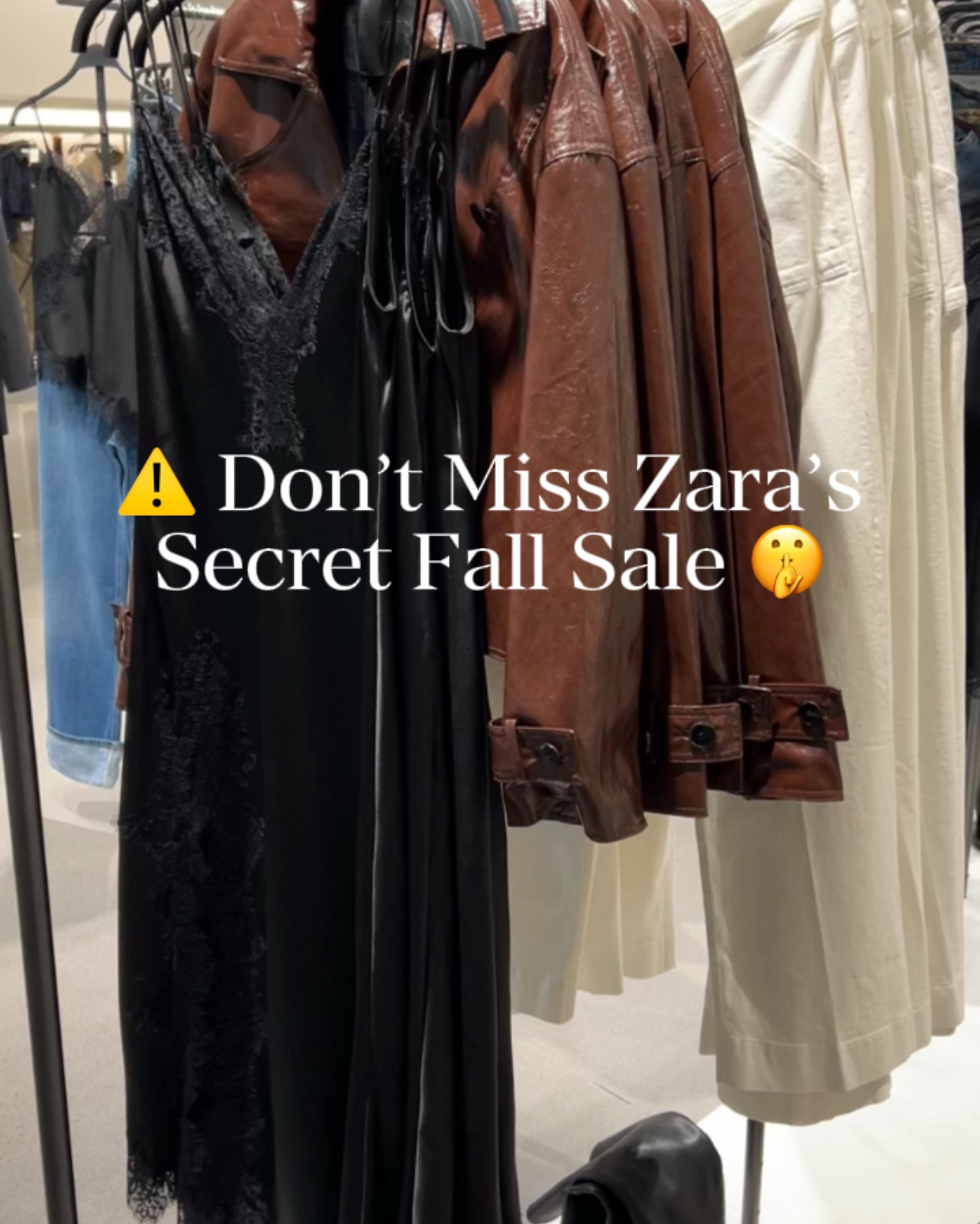 Don’t miss Zara’s secret fall sale ⚠️

Zara finds - Zara sale alert - 40% off - dress - jacket - fall outfits - autumn outfits - brown jacket - matching set - co-ord- brown dress - cropped trench - wool sweater - giving designer vibes - the row - Isabel Marant - Chanel

#LTKFindsUnder100 #LTKFindsUnder50 #LTKSaleAlert