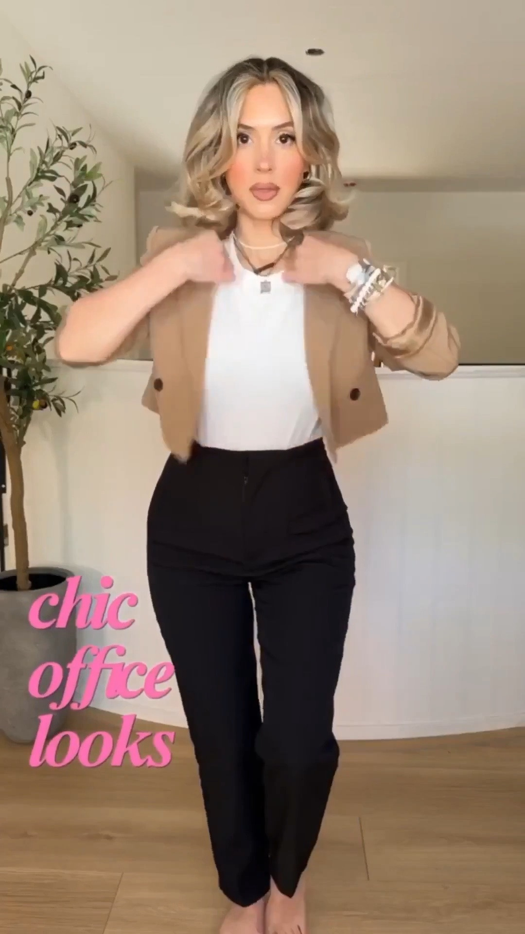 Chic office looks from Amazon 🖤👏🏼😮‍💨

Small in everything!!! 
Ankle Trousers have great stretch

#LTKootd #LTKgrwm #LTKWorkwear