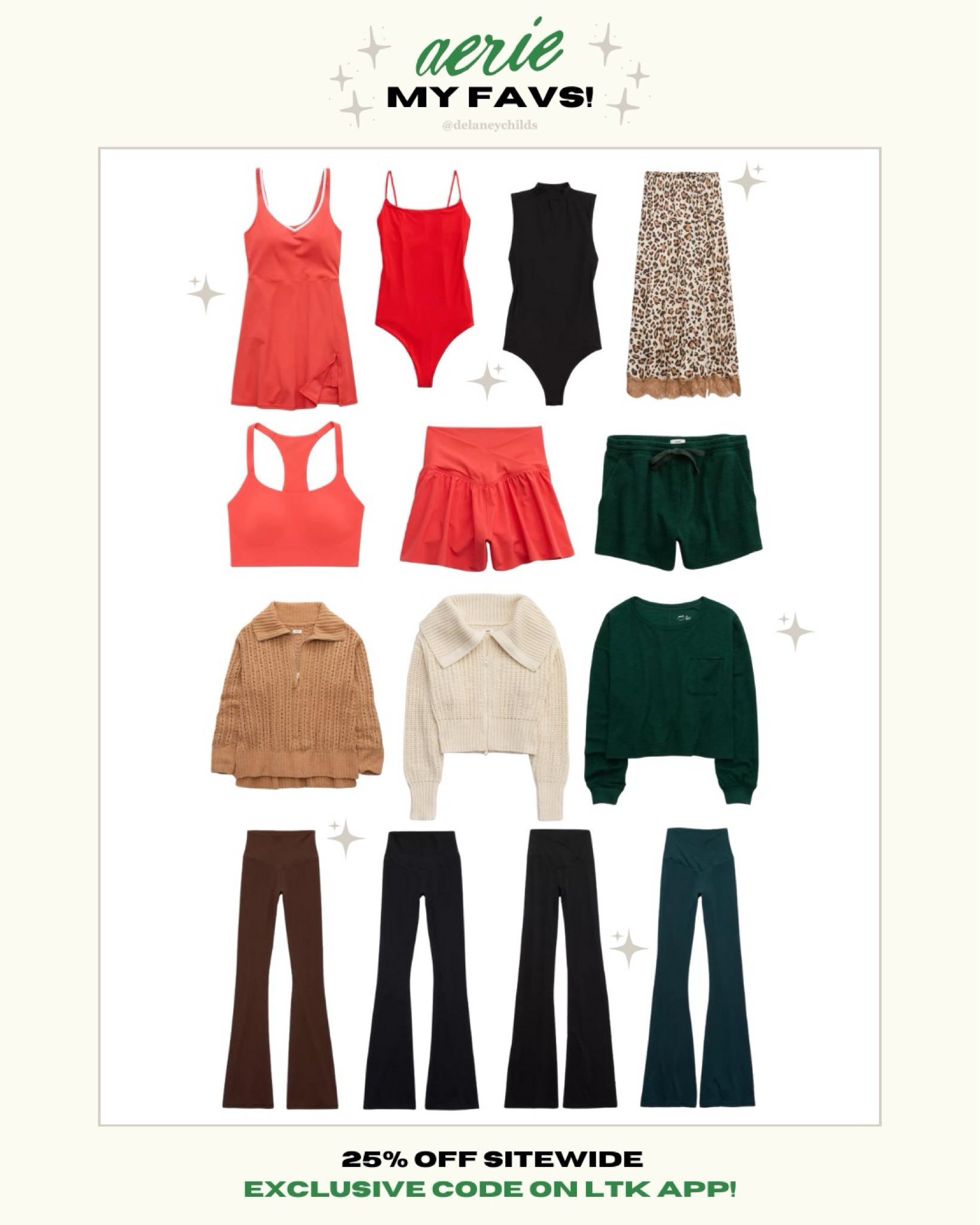 My favs for her! 🐆💋🍓
Aerie is 25% off sitewide*! Access the exclusive code “SPRINGLTK” within the LTK creator app. The LTK Spring Sale is March 8th-11th! 
*exclusions apply 

#LTKfitness #LTKSpringSale #LTKsalealert