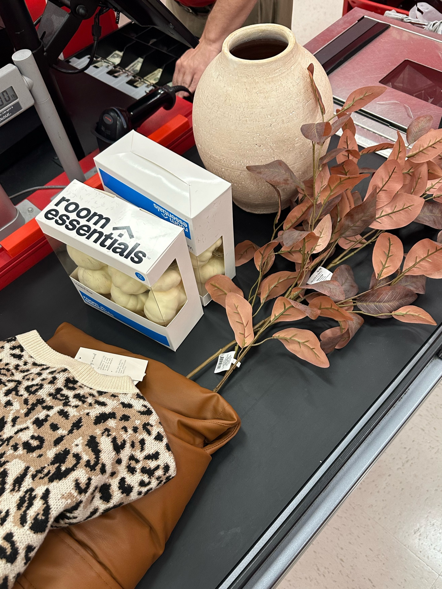 Fall target decor. Fall style. Target home. Vase. Fall stems. Faux stems. White pumpkins. Pumpkin filler. Faux leather vest. Brown leather vest. Cheetah cardigan. Leopard for fall  

#LTKFindsUnder50 #LTKHome #LTKSeasonal