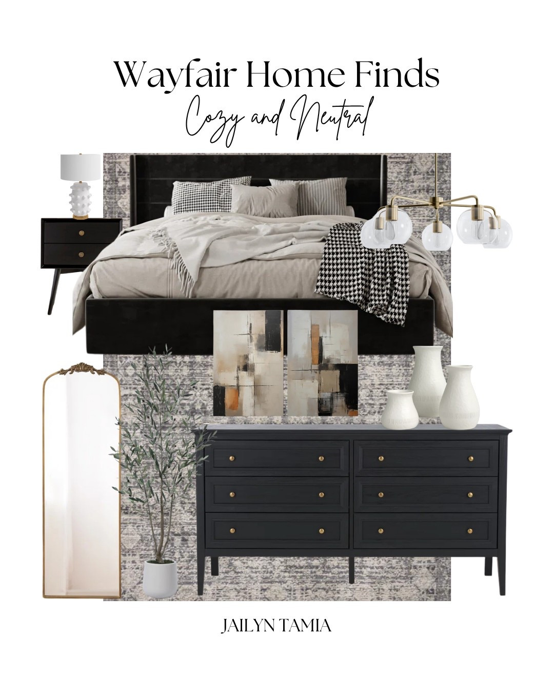 Wayfair Home Finds - Cozy and Neutral // Wayfair, Wayfair Bedroom, Wayfair Rug, Wayfair Home, Wayfair Furniture, Wayfair Bed, Wayfair Couch, Wayfair Nightstand, Bedroom, Bedroom Furniture, Bedroom Inspo, Bedroom Rug, Bedroom Lamp, Mirror, Floor Mirror, Wall Art 

#LTKFamily #LTKHome #LTKStyleTip