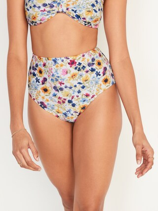 High-Rise Bikini Swim Bottoms for Women | Old Navy (US)