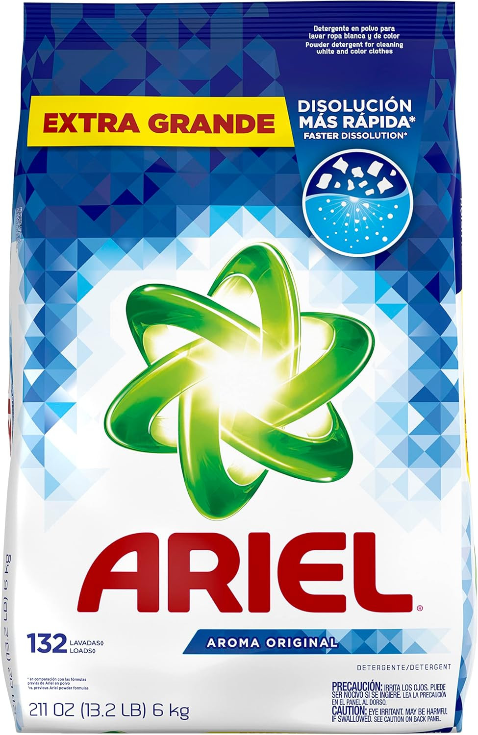 Ariel Powder Laundry Detergent, Original Scent, 211 ounces 42 Loads | Amazon (US)