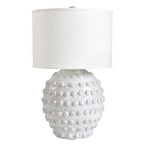 Greer Textured Grey Table Lamp with Shade | Ballard Designs, Inc.