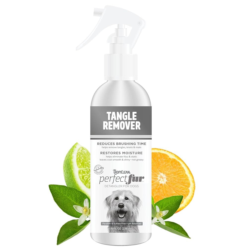 TropiClean Perfect FurDetangler Spray for Dogs - Made in USA - Detangling & Dematting Formula - R... | Amazon (US)