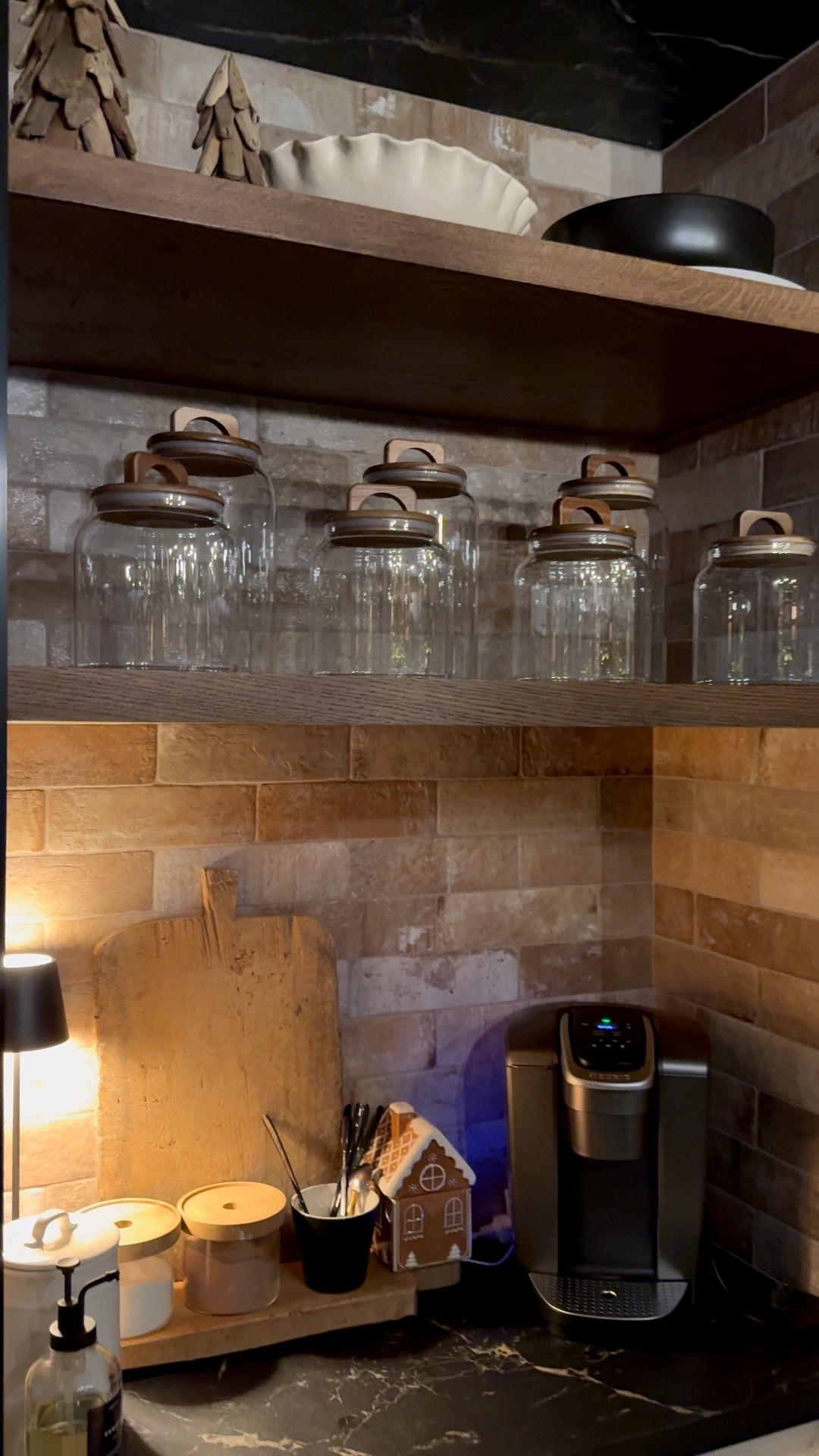 My Glass canisters are on a Black Friday deal! I love the dark wood covers with the handles. Wish we had these at home instead Of the ones we have with no handles 

#LTKFindsUnder50 #LTKSaleAlert #LTKHome