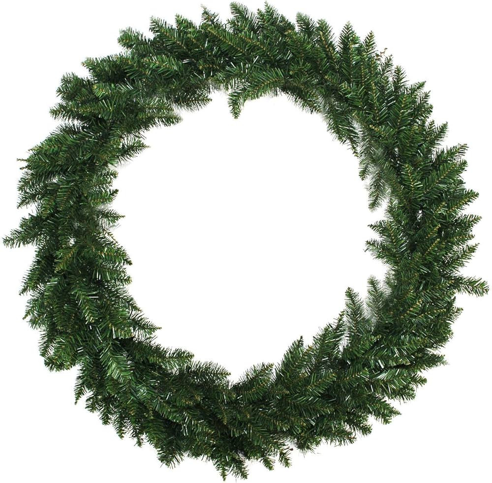 Northlight 48" Buffalo Fir Artificial Christmas Wreath - Unlit | Amazon (US)