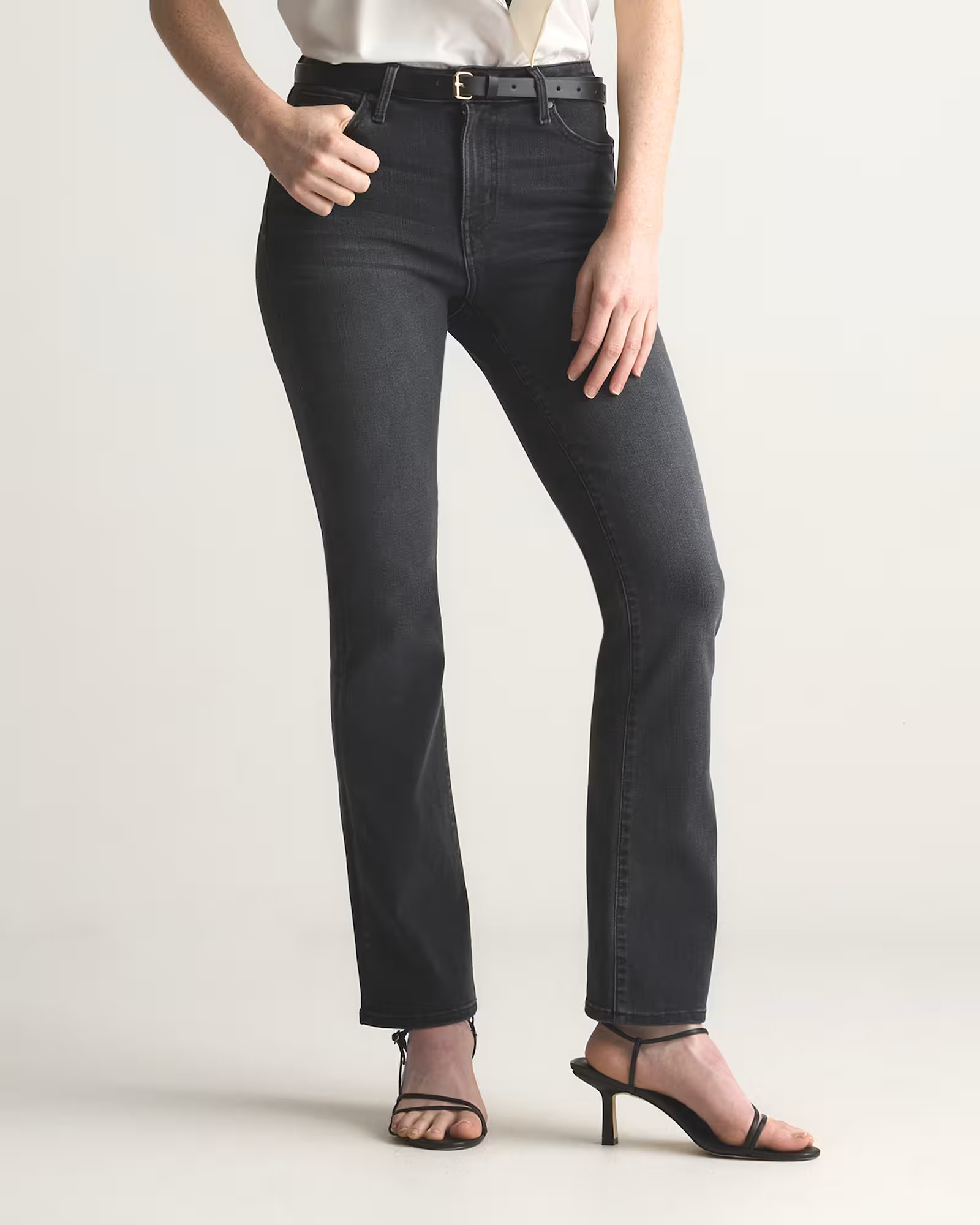 Bella Stretch Kick Flare Jeans | Quince