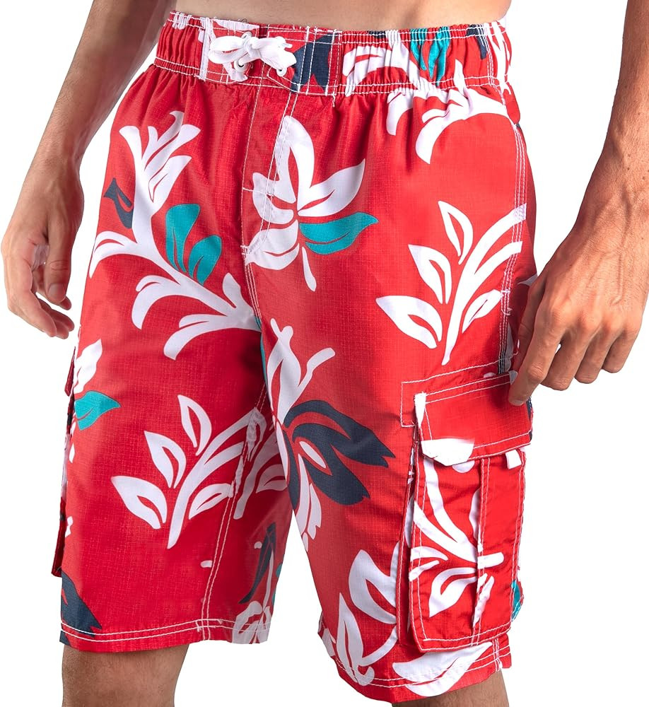 Kanu Surf Men's Barracuda Swim Trunks, 9" Inseam (Regular & Extended Sizes) | Amazon (US)
