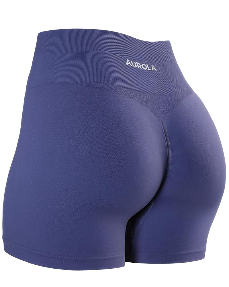 AUROLA Dream Collection Women Workout Shorts High Waist Gym Shorts, Scrunch Butt Seamless Athleti... | Amazon (US)