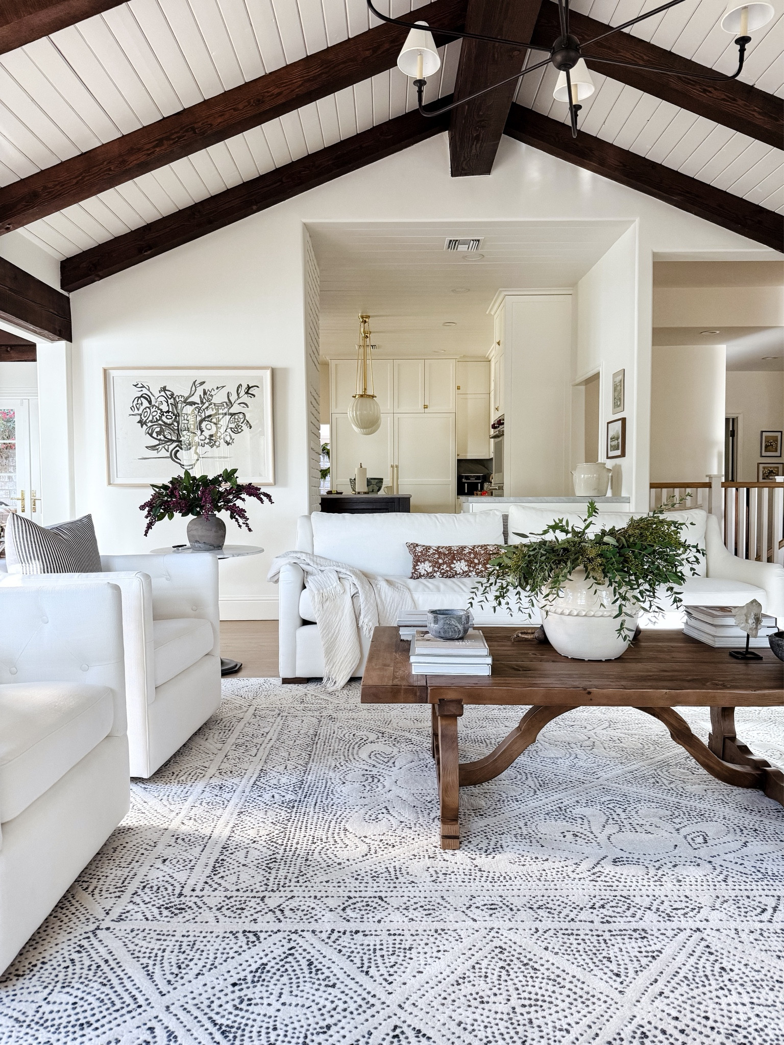 Family room reveal!!  Check out my reel on Instagram to show the different angles of this room. 