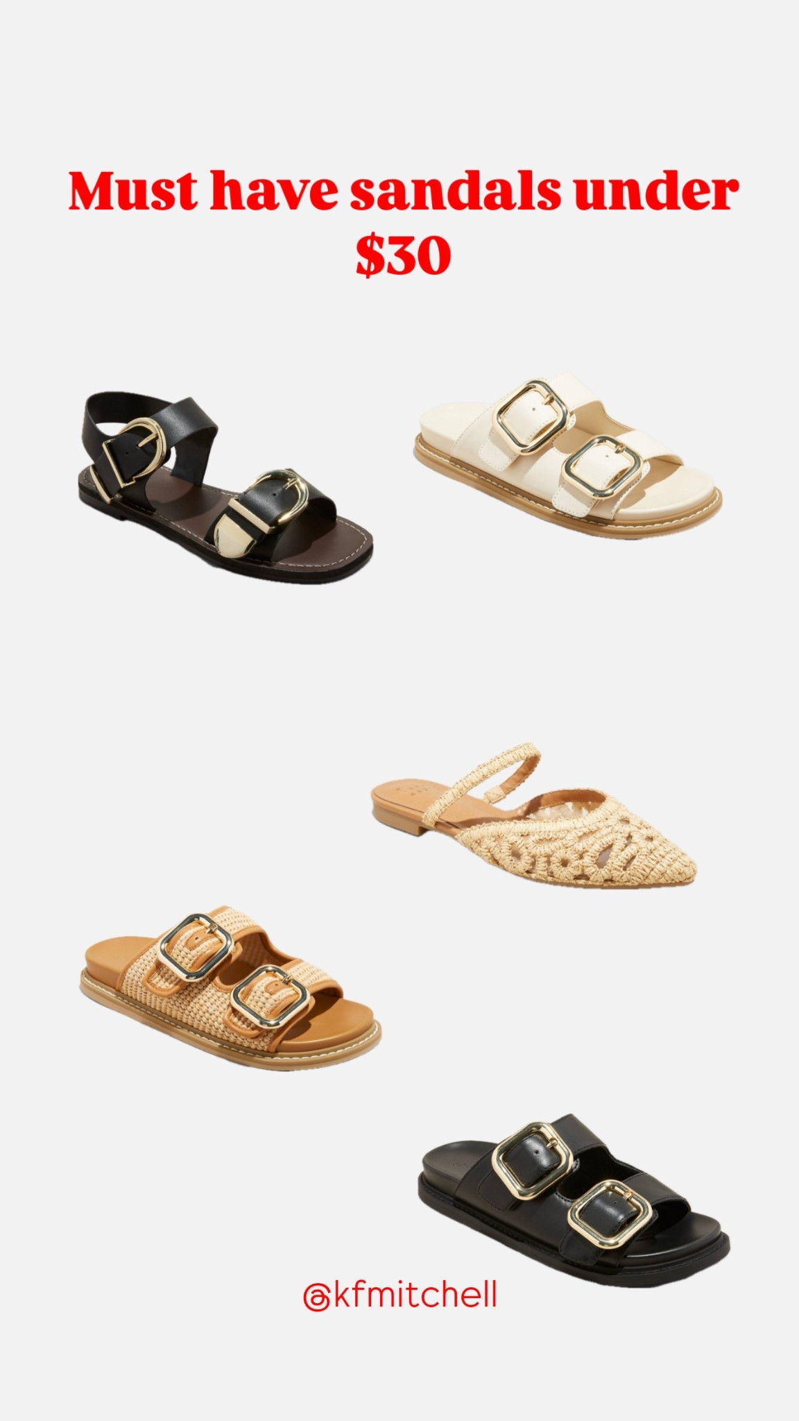These target sandals are all must haves and they’re on sale for under $30! Run and grab them before they sell out!! 

#LTKFindsUnder50 #LTKFamily #LTKSaleAlert