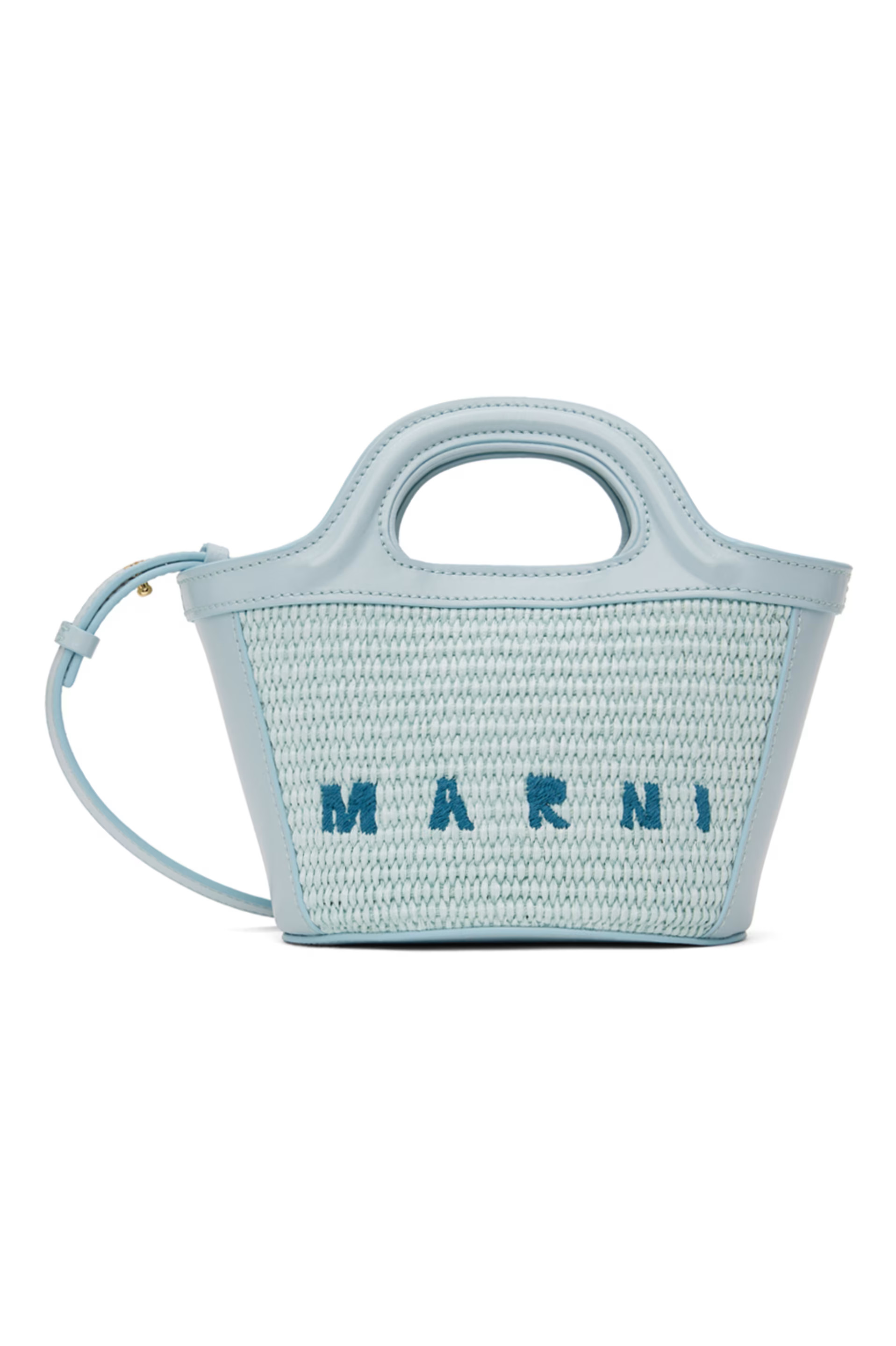 Marni - Blue Micro Tropicalia Tote | SSENSE