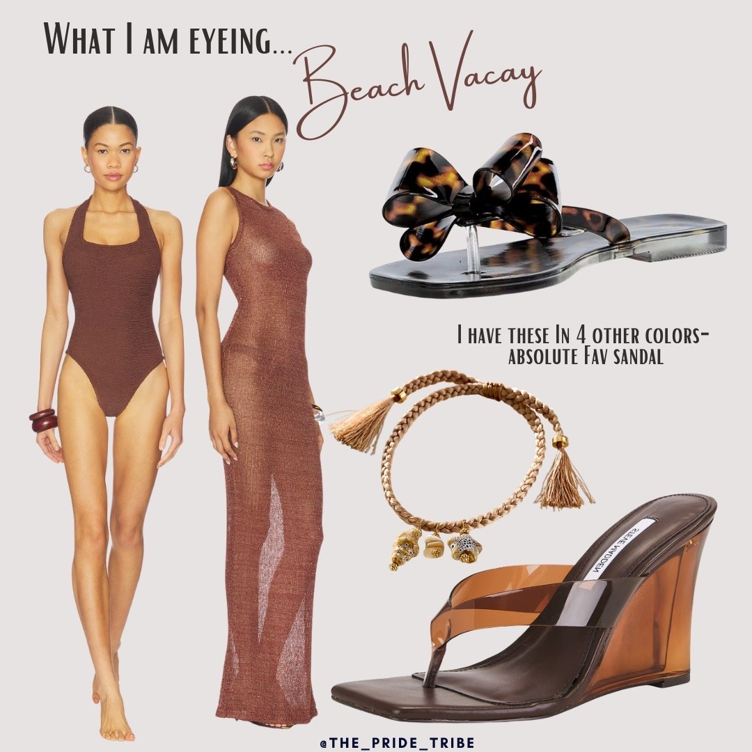 Palm Beach Vacation. Bathing suits. Coverups. Swimwear. Resort Wear. Sandals  

#LTKFindsUnder50 #LTKootd #LTKTravel