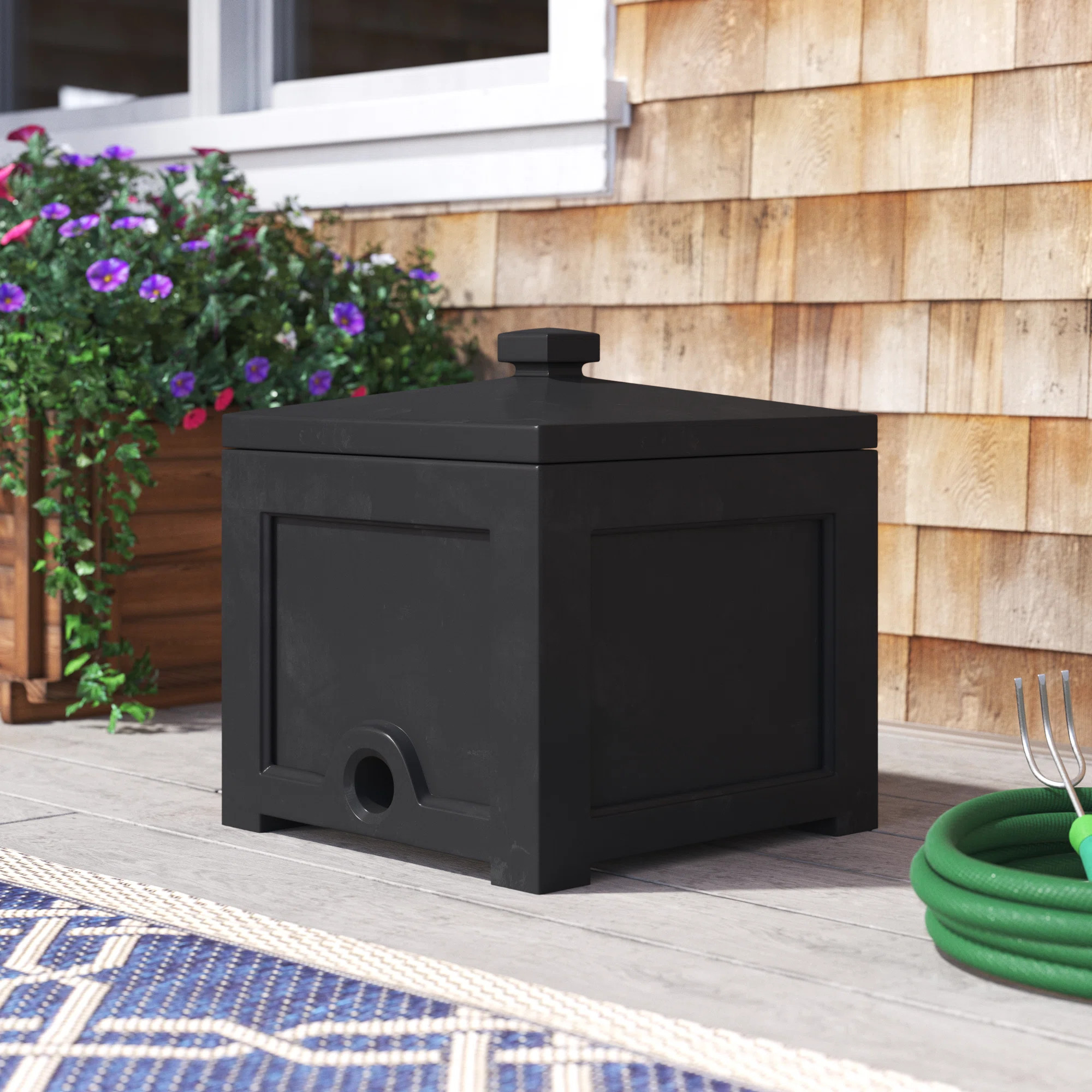 Anastasiya Garden Resin Hose Bin | Wayfair North America