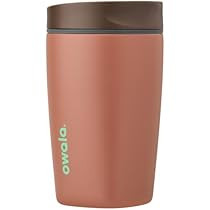 Owala SmoothSip Slider Insulated Stainless Steel Coffee Tumbler, Reusable Iced Coffee Cup, Hot Co... | Amazon (US)