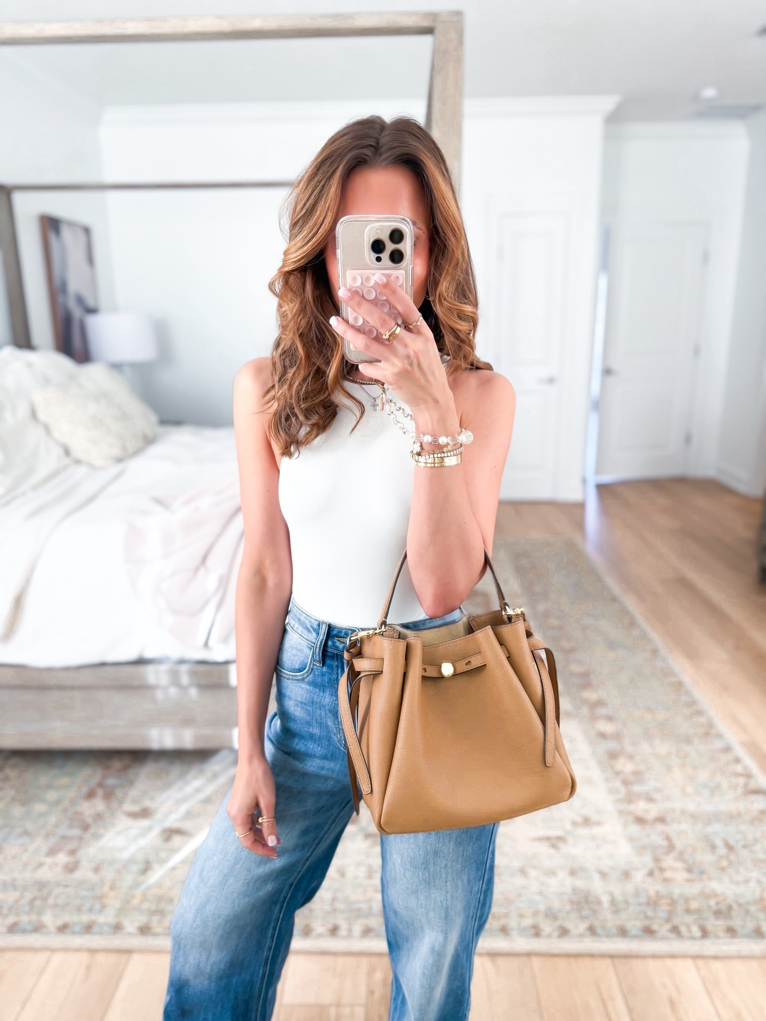 Things I’d buy immediately if I lost them today! Tory Burch romy bucket bag. It’s so soft and perfect size! Not too big or small! 

#LTKgrwm #LTKootd #LTKdayinmylife