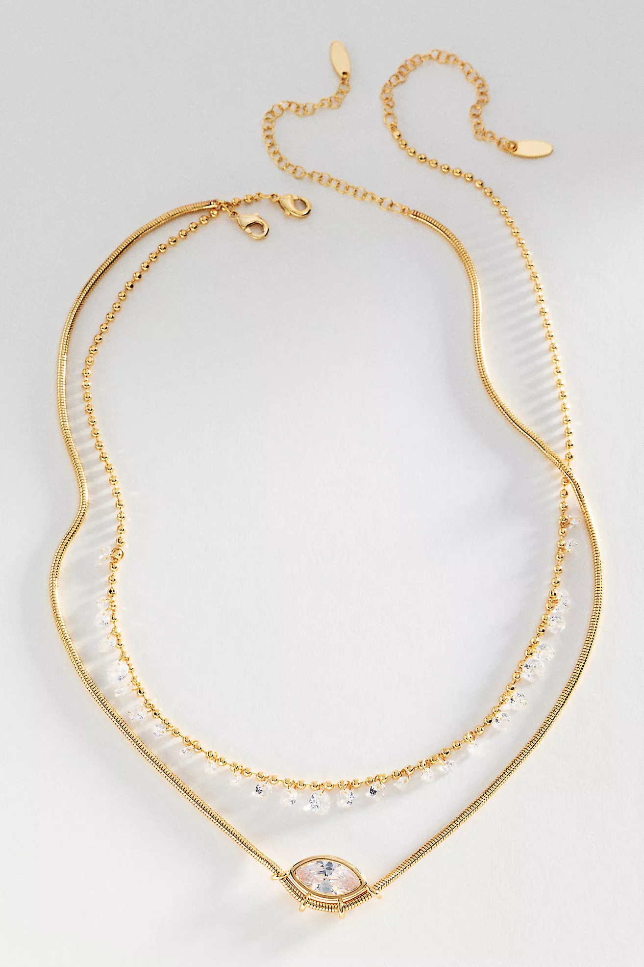 Layered Crystal Necklaces | Anthropologie (US)