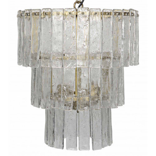 Noir Bruna Chandelier, Small, Antique Brass | Gracious Style