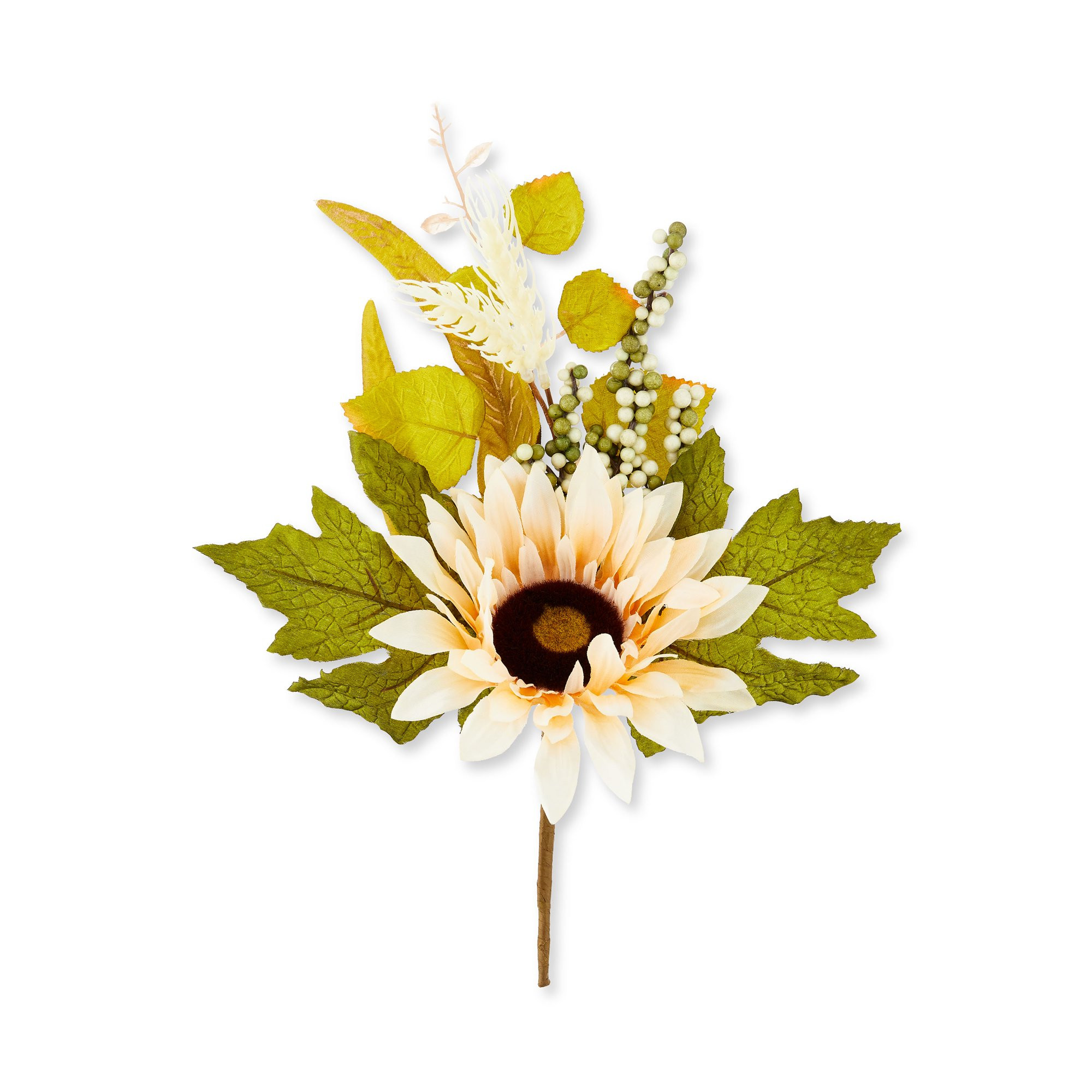 Fall, Harvest White Sunflower Pick Decoration Way to Celebrate | Walmart (US)