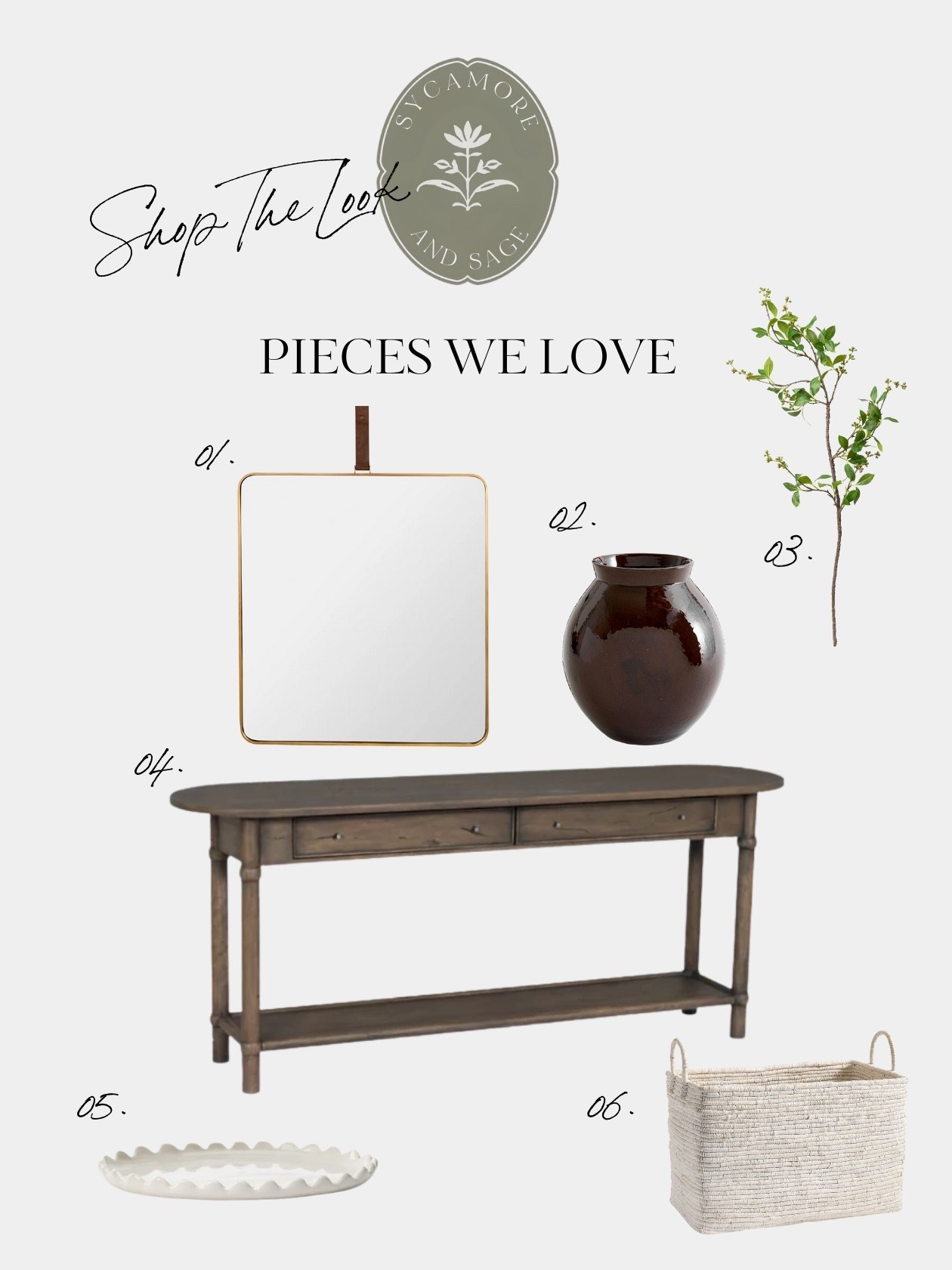 Talk about an inviting entryway! We love these pieces especially paired together, they create a beautiful space to walk in and drop your items or a fun place to take some daily selfies before heading out the door!



#LTKHome