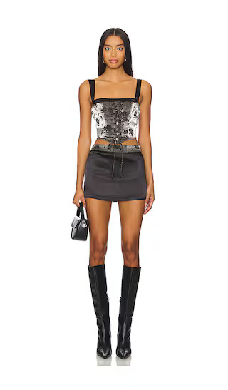 Celeste Skirt Set in Black | Revolve Clothing (Global)