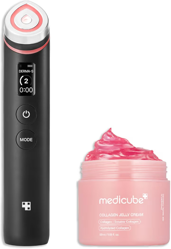 medicube Booster Glow Duo for Poreless Radiance: Age-R Booster Pro (Black) and Collagen Jelly Cre... | Amazon (US)