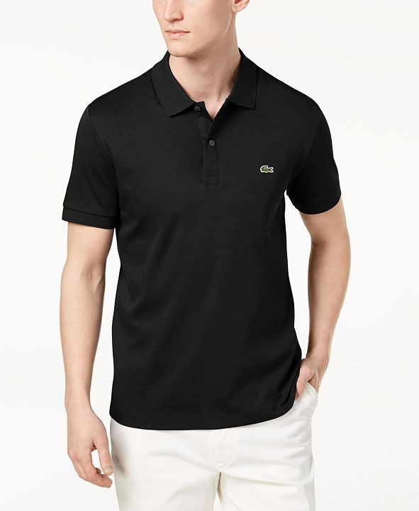 Men's Regular Fit Pima Cotton Polo Shirt | Macys (US)