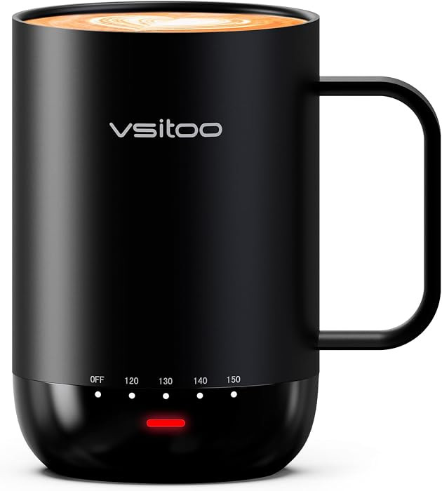 VSITOO S3 Pro 16oz Smart Self Heating Coffee Mug, Heated Coffee Mug with AI Auto-Sensing Temperat... | Amazon (US)
