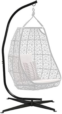 FDW Hammock Chair Stands Hanging Hammock Stands,C Stand Outdoor Solid Steel Heavy Duty Stand Only... | Amazon (US)