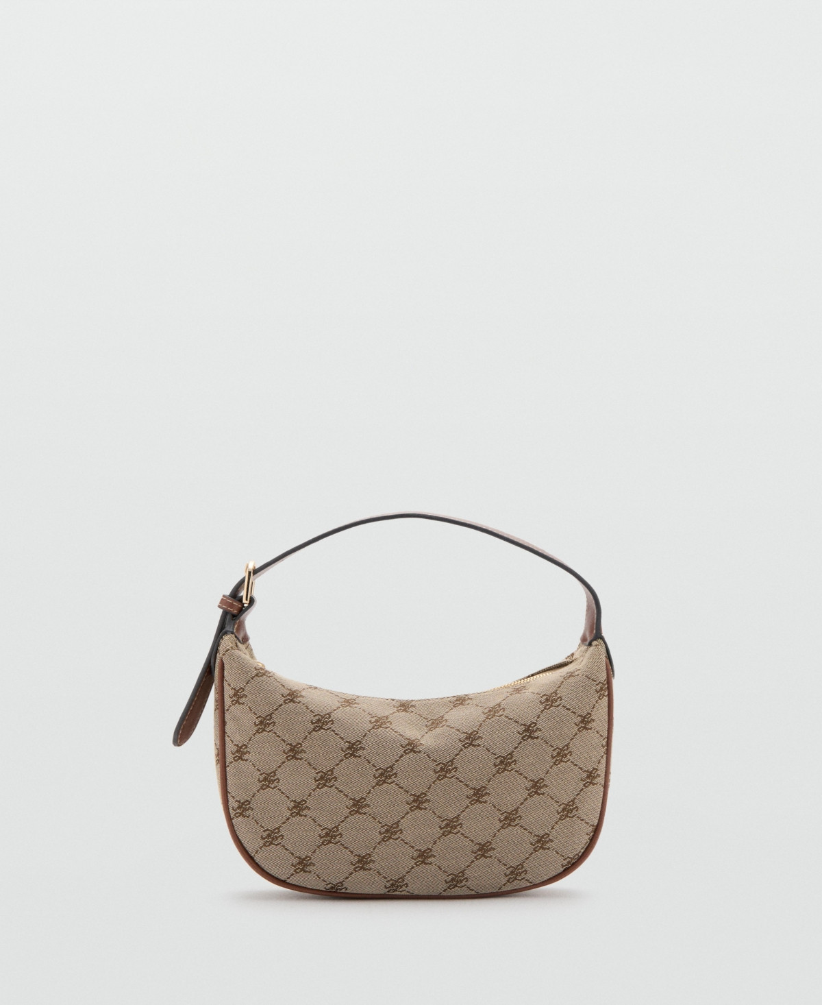 Mango Women's Printed Logo Shoulder Bag - Leather | Macy's