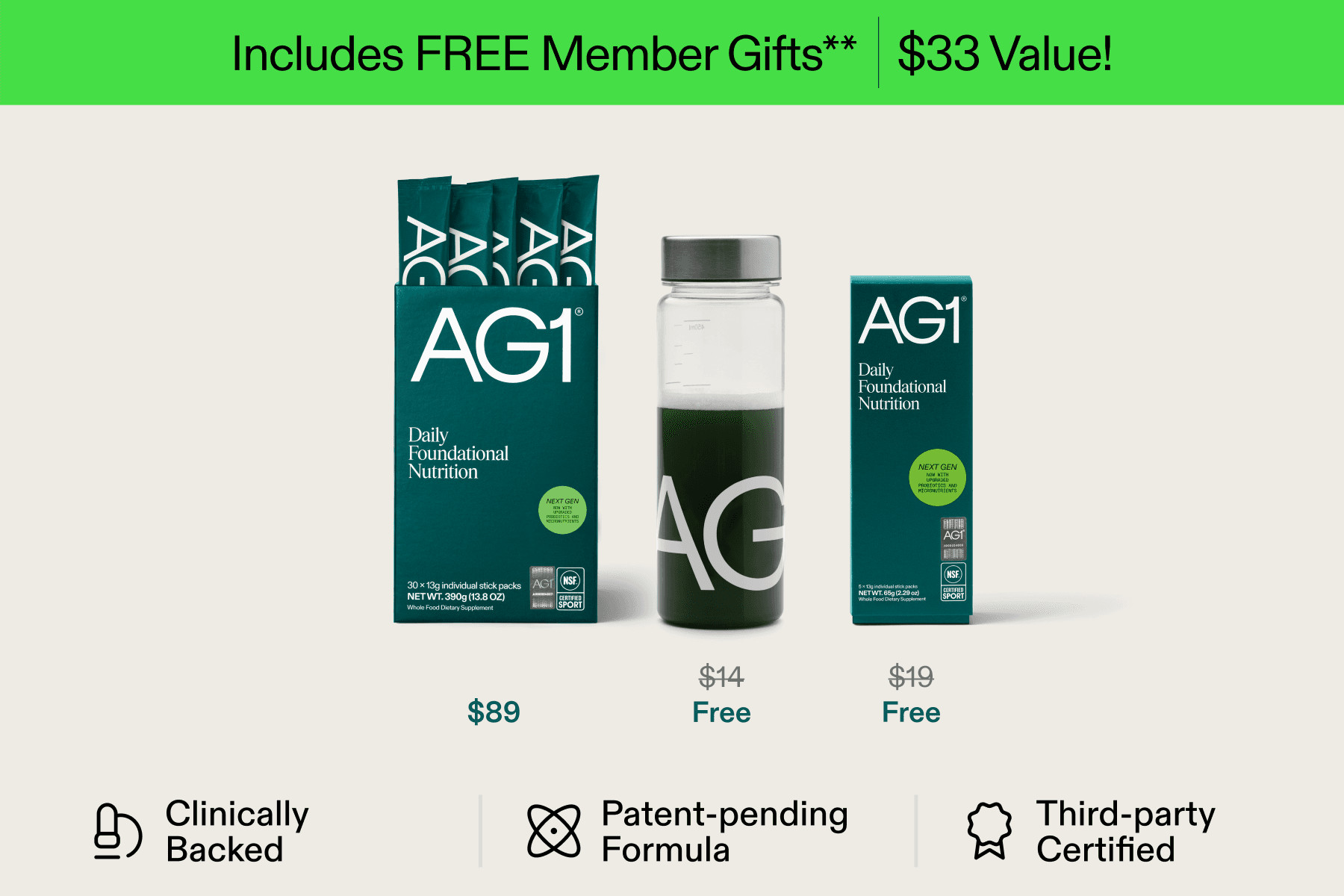 Shop AG1: Travel Packs: On-the-Go Daily Health | AG1® | AG1