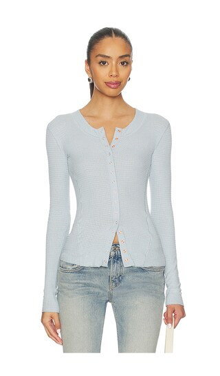Going Places Cardi in Pearl Blue | Revolve Clothing (Global)