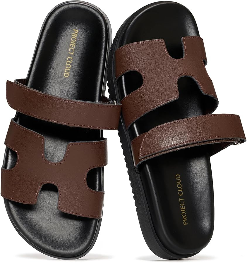 Project Cloud 100% Genuine Leather Sandals for Women Footwear - Stylish Womens Sandals with Plush... | Amazon (US)