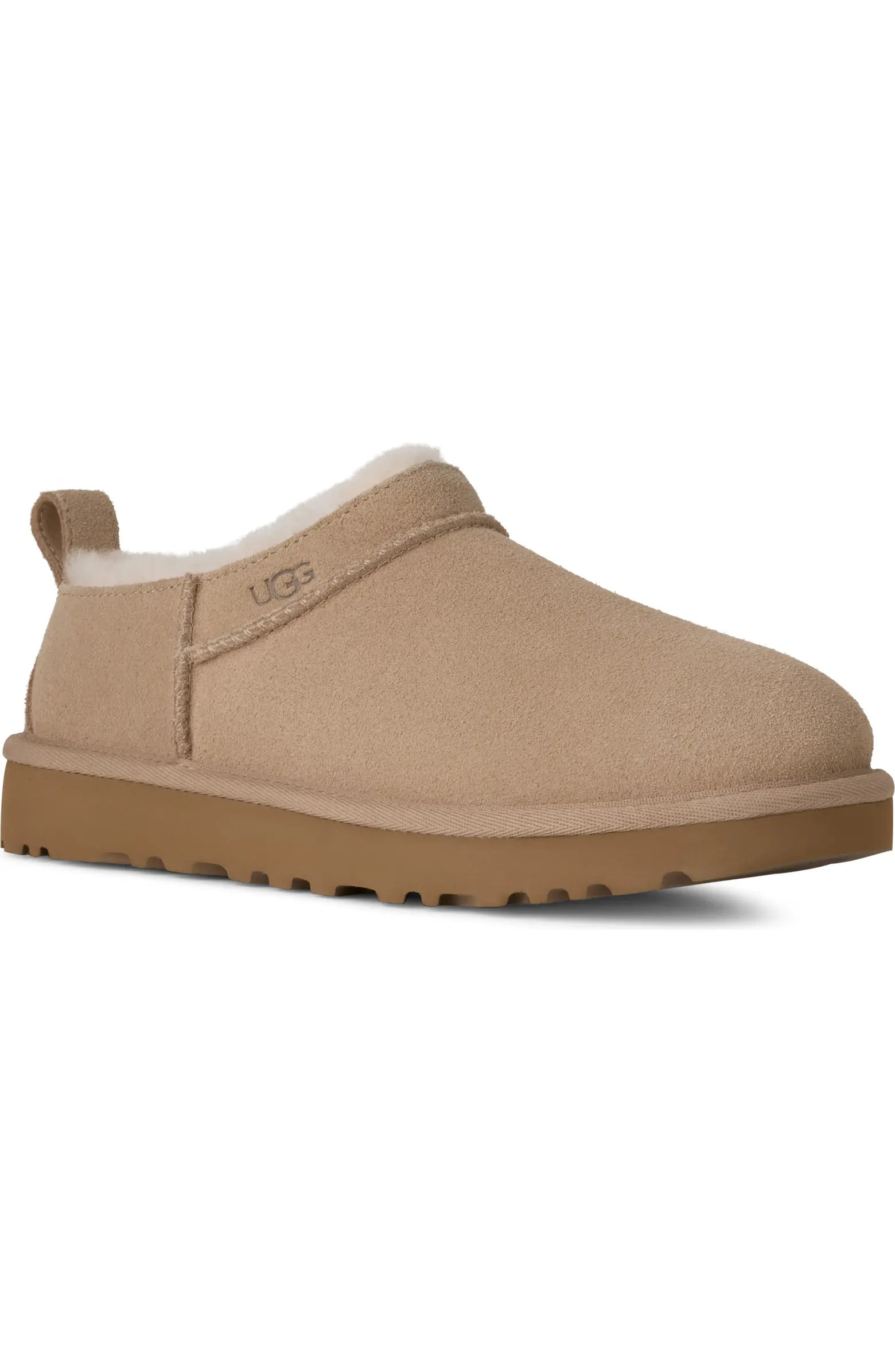 UGG® Classic Micro Genuine Shearling Slipper (Women) | Nordstrom | Nordstrom