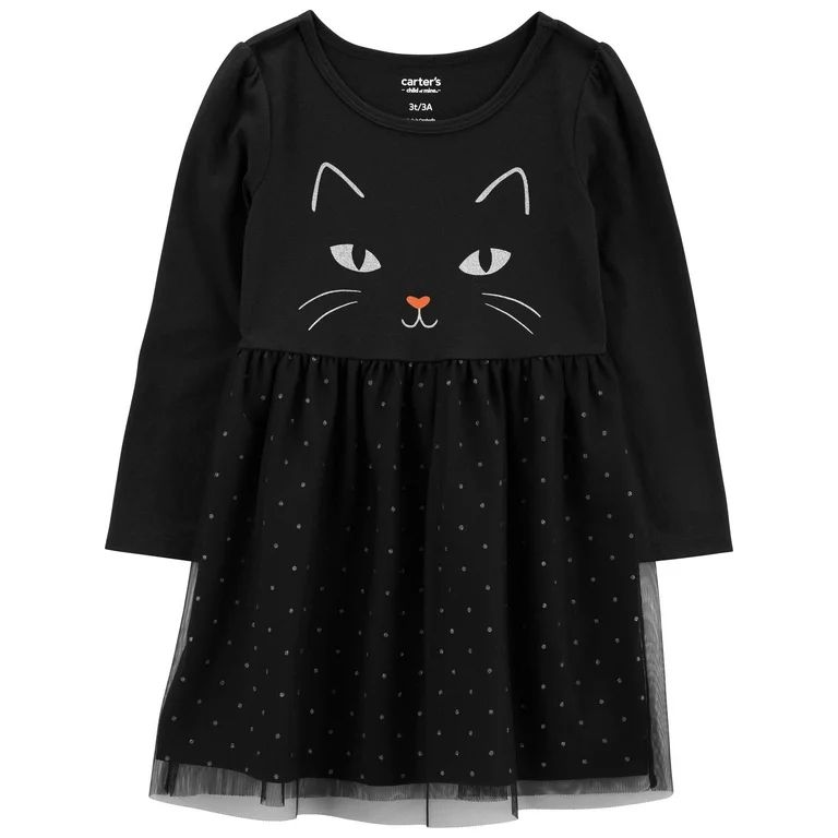 Carter's Child of Mine Toddler Girl Halloween Dress, Sizes 12M-5T - Walmart.com | Walmart (US)