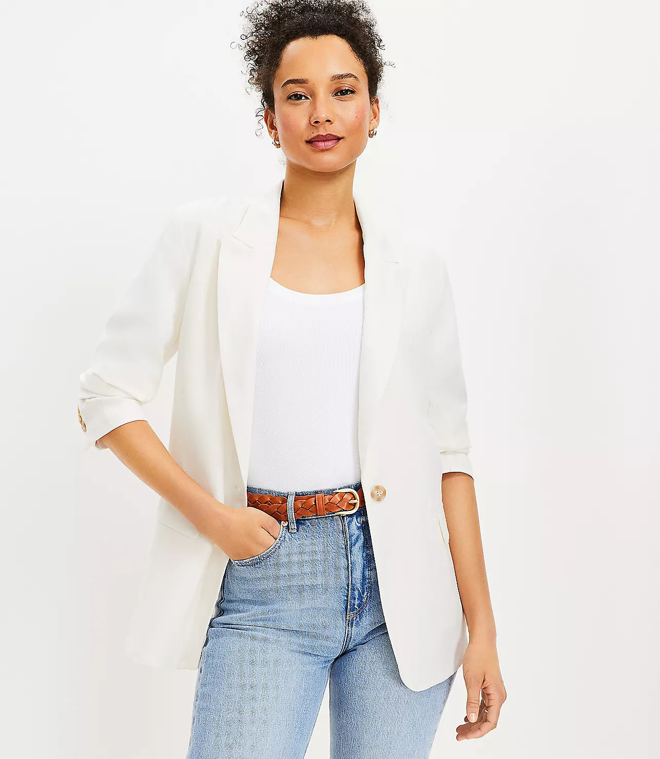 Relaxed Modern Blazer | LOFT