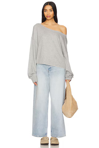 Bella Sweatshirt in Heather Grey | Revolve Clothing (Global)