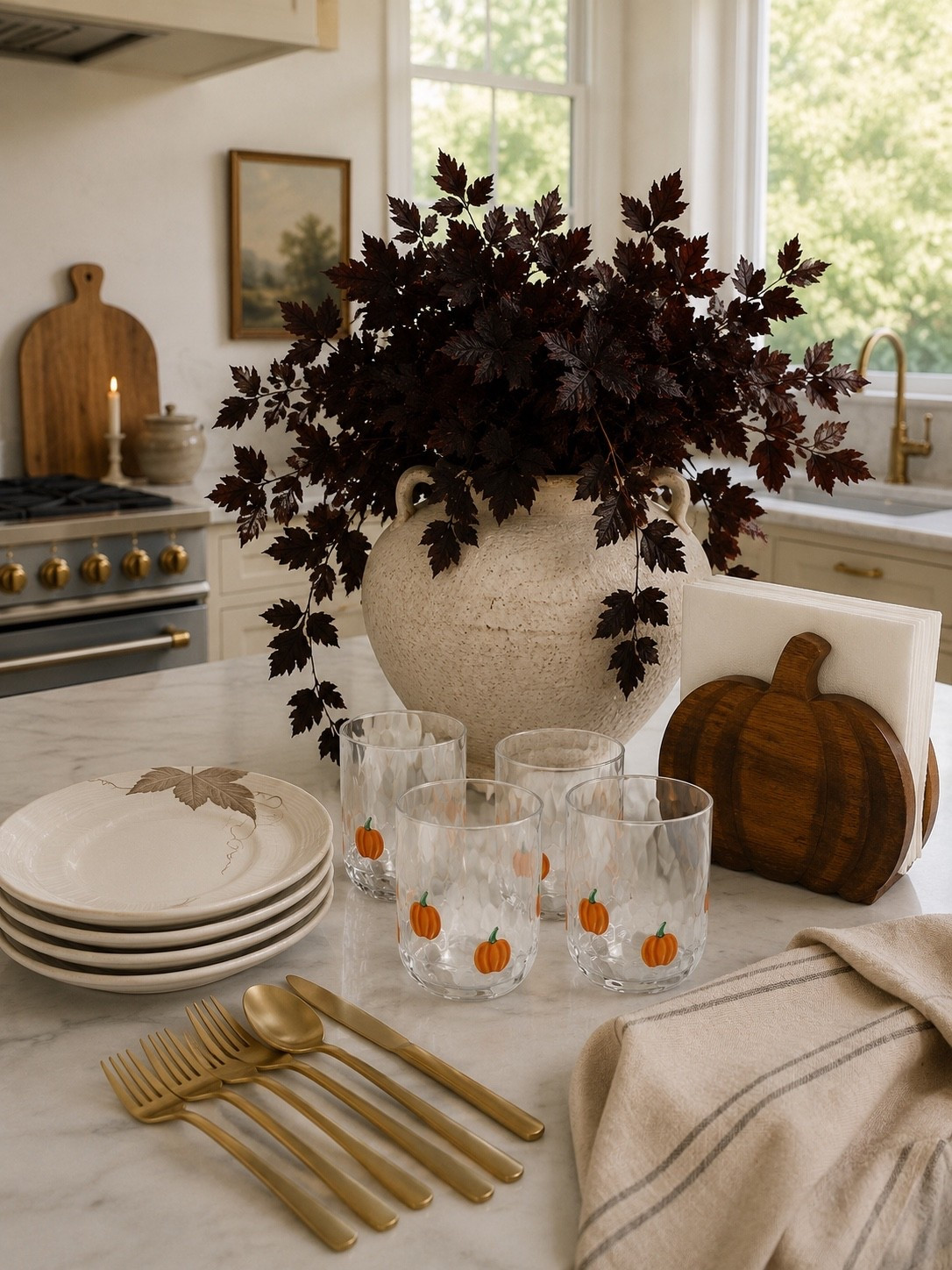 FALL KITCHEN TABLETOP FINDS

Follow @farmtotablecreations on Instagram for more home finds and styling inspiration.

From the statement vase to the pumpkin glasses and cozy kitchen accents, these fall finds bring warmth to everyday moments. Style them on your kitchen counter so everything is ready for gathering around the table when family and friends stop by.

#LTKHome #FallDecor #AmazonHome #KitchenDecor #CozyHome

#LTKSeasonal #LTKHome #LTKSaleAlert