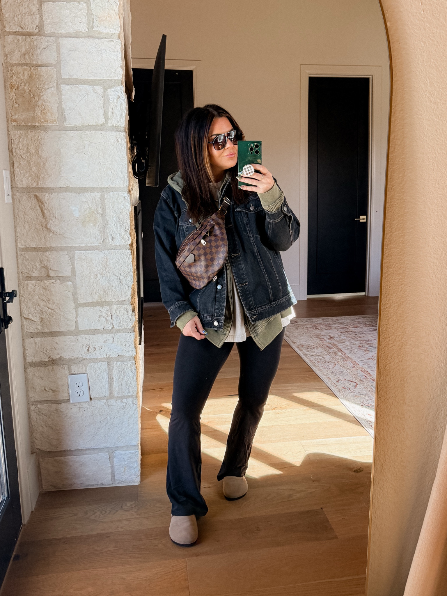 Comfy casual Sunday Vibes!
Flare leggings: Large (LONG)
Tee: XXL
Waffle knit hoodie: XXL
Black denim trucker jacket: XL

target, Walmart Amazon and Aerie finds 


#LTKFindsUnder50 #LTKFindsUnder100 #LTKMidsize