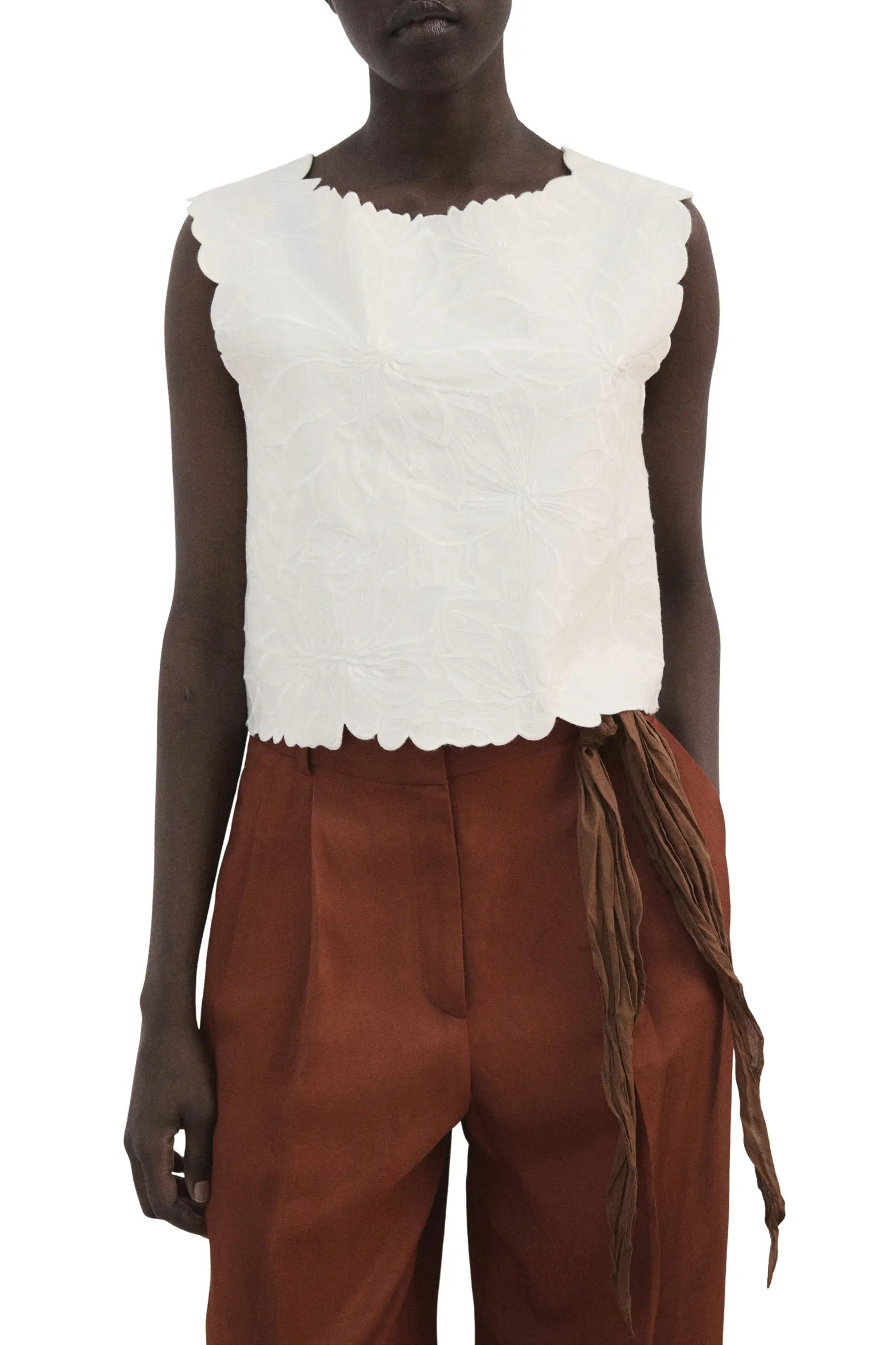 Floral Embroidered Cotton Blend Top (Women) | Nordstrom | Nordstrom