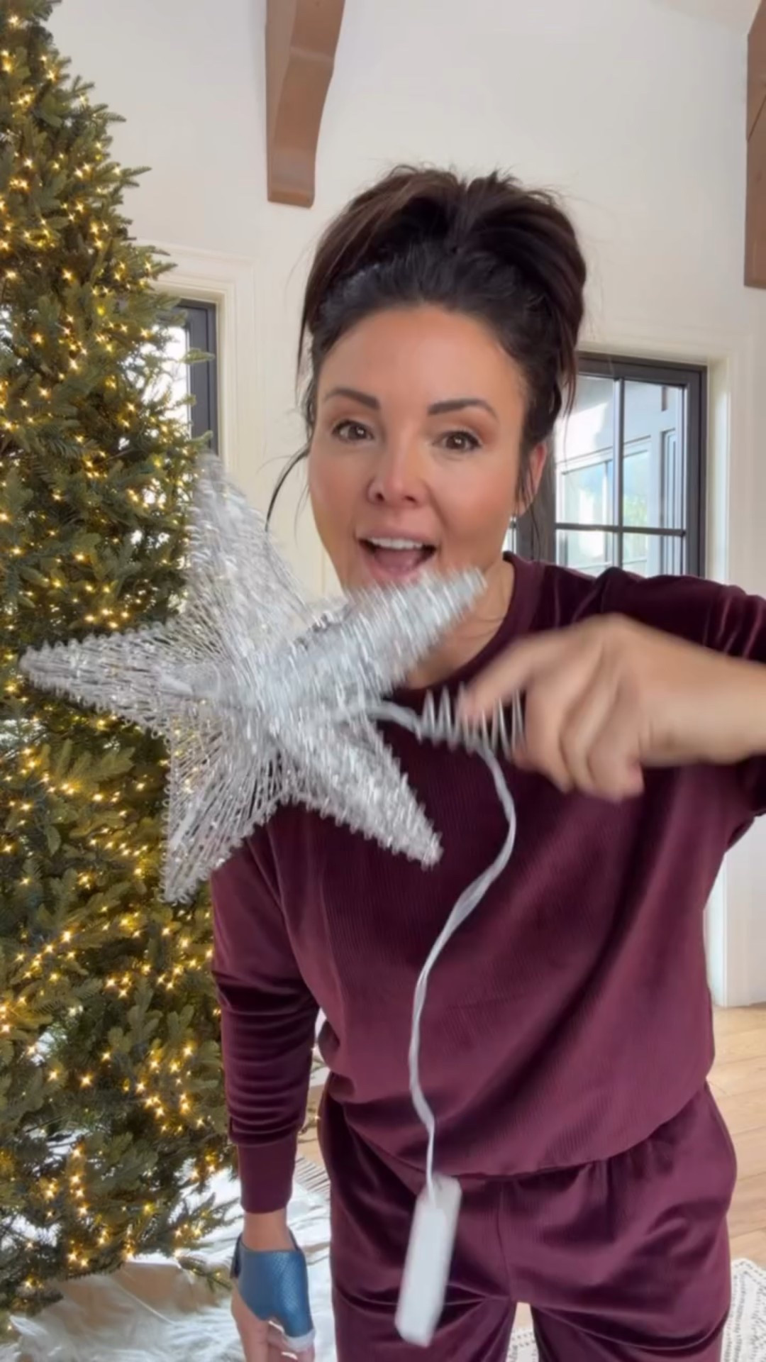 Seriously though… what up with the BOINGY ⭐️? Do I need to start manufacturing tree toppers?❓

You can thank me for these tree topper hacks by sharing this reel with a friend who needs it! (Which is basically everyone including star manufacturers )🤣.

My favorite tree toppers are capiz shell stars. My twinkle Christmas tree linked too 

#LTKHome #LTKHoliday