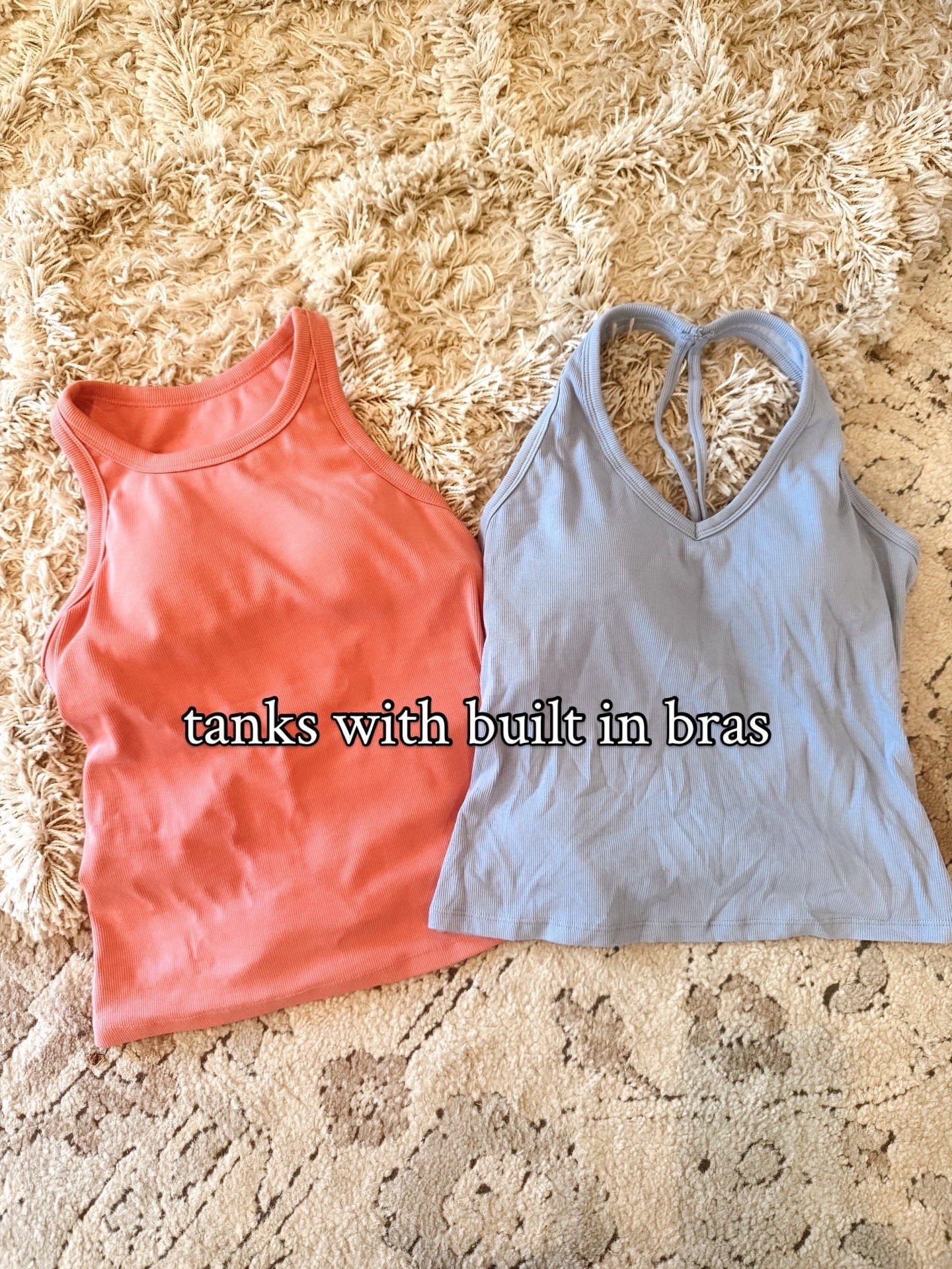 Amazon built in bra tanks that are perfect for spring and summer! Spring outfits 2026 

#LTKgrwm #LTKU #LTKootd