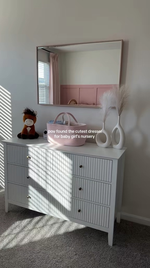 Amazon nursery find 🤍 This white 6-drawer dresser is perfect for extra storage in my baby girl’s room. Affordable, neutral, and so cute! 

#nursery #dresser #babygirl

#LTKSpringSale #LTKBaby #LTKHome