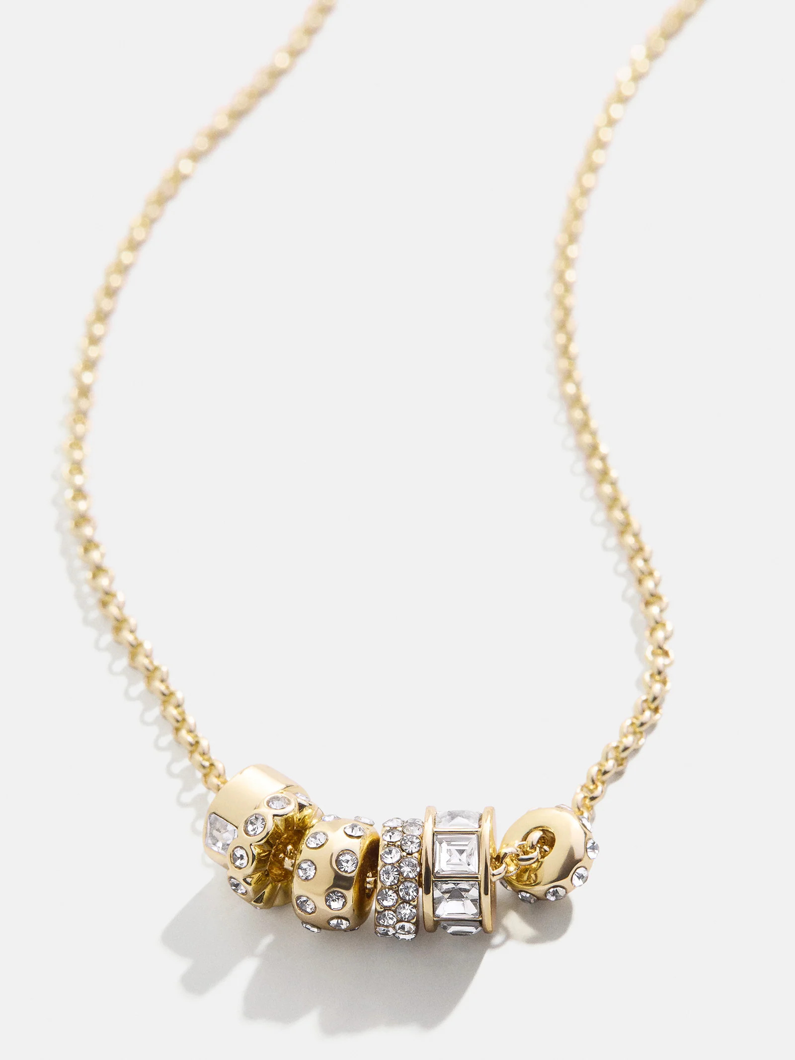 Renee Charm Necklace - Gold/Pavé | BaubleBar (US)