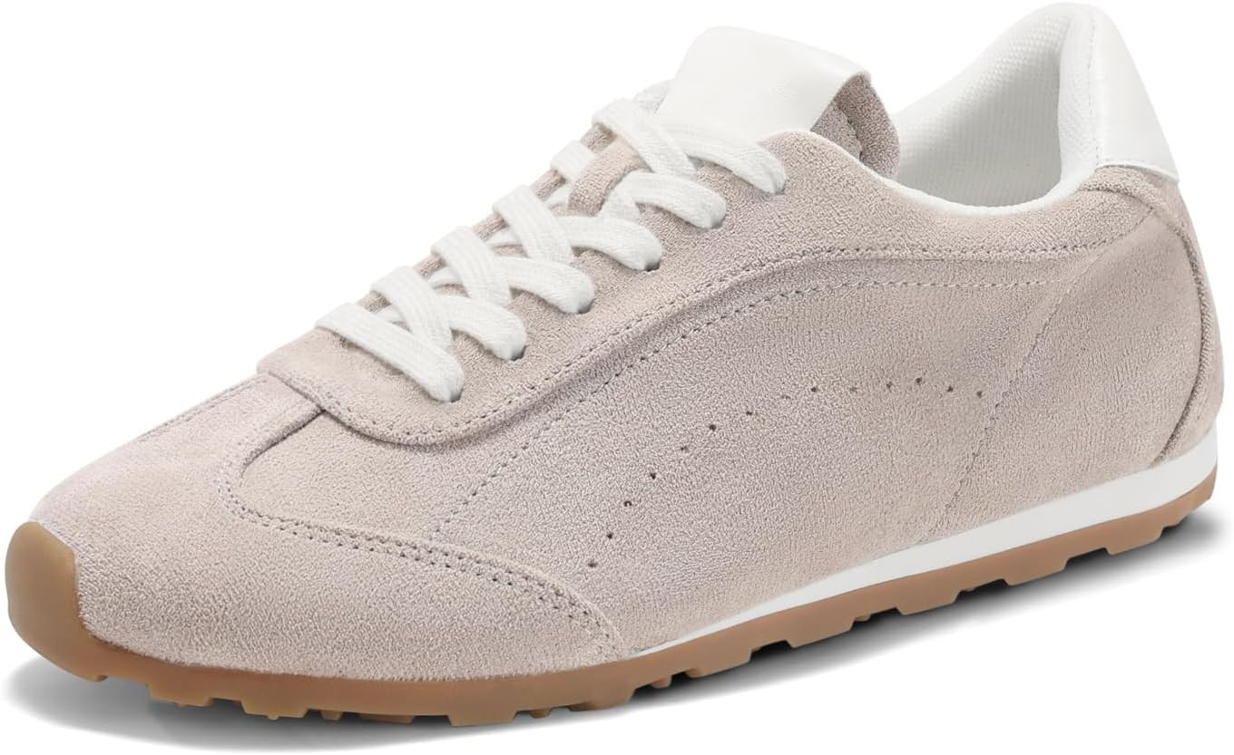 Coutgo Women's Fashion Sneakers Casual Walking Shoes Lace Up Tennis Shoes | Amazon (US)
