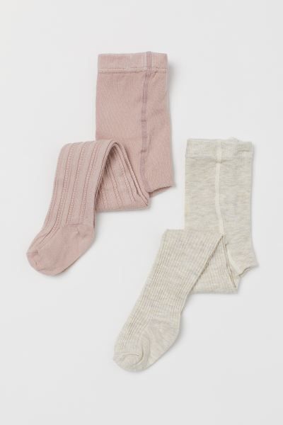 Soft, fine-knit tights with an elasticized waistband. | H&M (US + CA)
