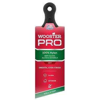 Wooster 2 in. Nylon Angled Short Handle Sash Paint Brush 0H21360020 - The Home Depot | The Home Depot